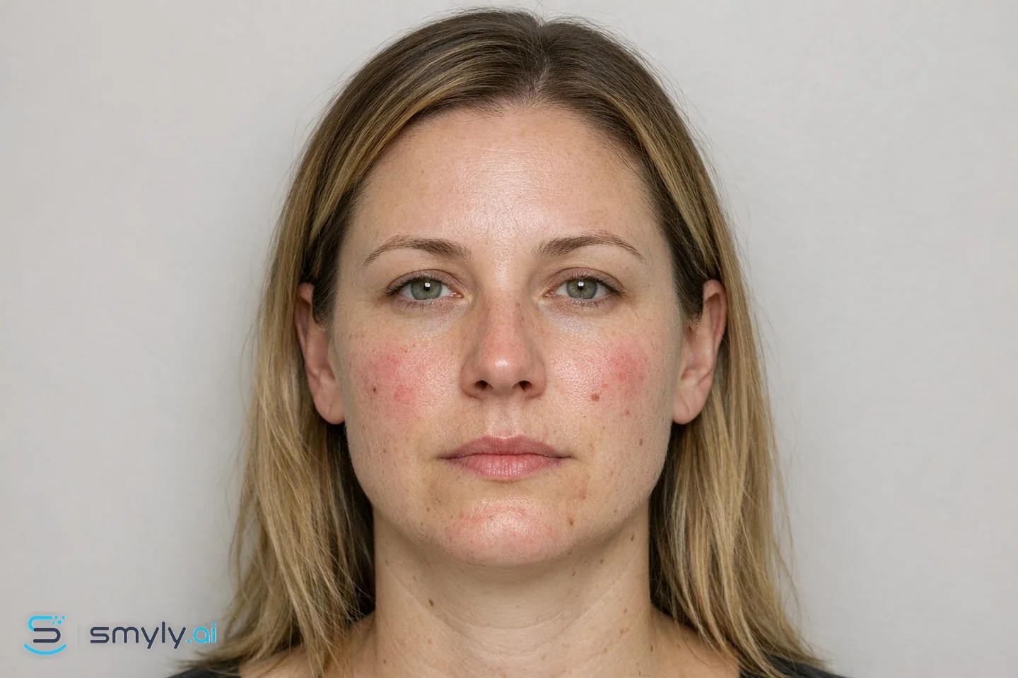Before: sample face before skin rejuvenation